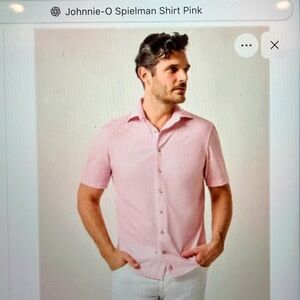 johnnie-O Spielman Hangin’ Out Short Sleeve Knit Button-Up Shirt